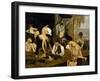 Swimmers, 1875?-77 (Oil on Canvas)-Max Liebermann-Framed Giclee Print