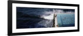 Swimmers in Bondi Icebergs Pool, Sydney, New South Wales, Australia, Pacific-Purcell-Holmes-Framed Photographic Print