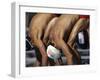 Swimmers Starting a Race-null-Framed Photographic Print