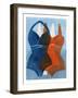 Swimmers-Stacy Milrany-Framed Art Print