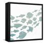 Swimming 1-Kimberly Allen-Framed Stretched Canvas