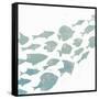 Swimming 1-Kimberly Allen-Framed Stretched Canvas