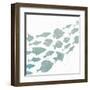 Swimming 1-Kimberly Allen-Framed Art Print