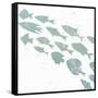 Swimming 2-Kimberly Allen-Framed Stretched Canvas