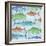 Swimming Fish-Bee Sturgis-Framed Art Print