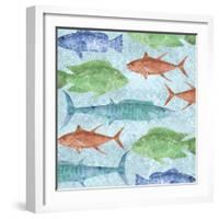 Swimming Fish-Bee Sturgis-Framed Art Print