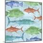 Swimming Fish-Bee Sturgis-Mounted Art Print