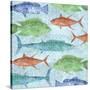 Swimming Fish-Bee Sturgis-Stretched Canvas