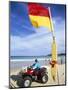 Swimming Flag and Patrolling Lifeguard at Bondi Beach, Sydney, New South Wales, Australia-Robert Francis-Mounted Photographic Print