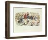 Swimming for Ladies, 1844-John Leech-Framed Giclee Print