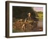 Swimming Hole, 1885-Thomas Cowperthwait Eakins-Framed Giclee Print