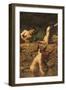 Swimming Hole, 1885-Thomas Cowperthwait Eakins-Framed Premium Giclee Print