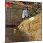 "Swimming Hole", August 11,1945-Norman Rockwell-Mounted Giclee Print