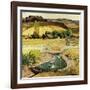 "Swimming in the Creek", August 29, 1959-John Clymer-Framed Giclee Print