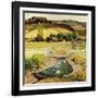 "Swimming in the Creek", August 29, 1959-John Clymer-Framed Giclee Print