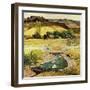 "Swimming in the Creek", August 29, 1959-John Clymer-Framed Premium Giclee Print