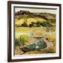 "Swimming in the Creek", August 29, 1959-John Clymer-Framed Giclee Print