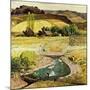 "Swimming in the Creek", August 29, 1959-John Clymer-Mounted Giclee Print