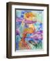 Swimming Mermaid-sylvia pimental-Framed Art Print