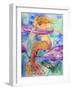 Swimming Mermaid-sylvia pimental-Framed Art Print