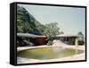 Swimming Pool and Private Residence of Architect Oscar Niemeyer-Dmitri Kessel-Framed Stretched Canvas