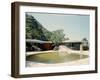 Swimming Pool and Private Residence of Architect Oscar Niemeyer-Dmitri Kessel-Framed Photographic Print