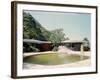 Swimming Pool and Private Residence of Architect Oscar Niemeyer-Dmitri Kessel-Framed Photographic Print