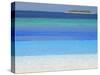 Swimming Pool and Tropical Island, Maldives, Indian Ocean, Asia-Sakis Papadopoulos-Stretched Canvas
