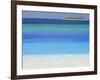 Swimming Pool and Tropical Island, Maldives, Indian Ocean, Asia-Sakis Papadopoulos-Framed Photographic Print