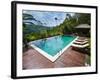 Swimming Pool Area at Luxury Accommodation Near Ubud, Bali, Indonesia, Southeast Asia, Asia-Matthew Williams-Ellis-Framed Photographic Print