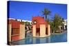 Swimming Pool at Hotel, Agadir, Morocco, North Africa, Africa-Neil-Stretched Canvas