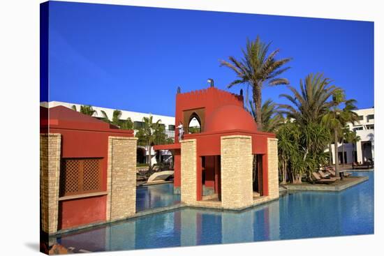 Swimming Pool at Hotel, Agadir, Morocco, North Africa, Africa-Neil-Stretched Canvas