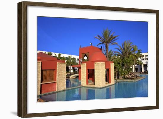 Swimming Pool at Hotel, Agadir, Morocco, North Africa, Africa-Neil-Framed Photographic Print