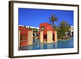 Swimming Pool at Hotel, Agadir, Morocco, North Africa, Africa-Neil-Framed Photographic Print