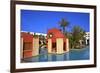 Swimming Pool at Hotel, Agadir, Morocco, North Africa, Africa-Neil-Framed Photographic Print