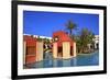 Swimming Pool at Hotel, Agadir, Morocco, North Africa, Africa-Neil-Framed Photographic Print