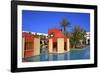 Swimming Pool at Hotel, Agadir, Morocco, North Africa, Africa-Neil-Framed Photographic Print