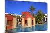 Swimming Pool at Hotel, Agadir, Morocco, North Africa, Africa-Neil-Mounted Photographic Print