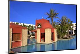 Swimming Pool at Hotel, Agadir, Morocco, North Africa, Africa-Neil-Mounted Photographic Print