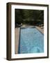 Swimming Pool at the Hotel Pyrenees, St.-Jean-Pied-De-Port, Aquitaine, Basque Country, France-R H Productions-Framed Photographic Print