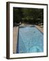 Swimming Pool at the Hotel Pyrenees, St.-Jean-Pied-De-Port, Aquitaine, Basque Country, France-R H Productions-Framed Photographic Print