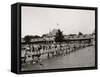 Swimming Pool, Belle Isle Park, Detroit, Mich.-null-Framed Stretched Canvas