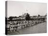 Swimming Pool, Belle Isle Park, Detroit, Mich.-null-Stretched Canvas