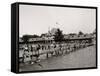 Swimming Pool, Belle Isle Park, Detroit, Mich.-null-Framed Stretched Canvas