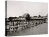 Swimming Pool, Belle Isle Park, Detroit, Mich.-null-Stretched Canvas