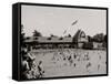 Swimming Pool, Belle Isle Park, Detroit, Mich.-null-Framed Stretched Canvas