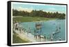 Swimming Pool, Byrd Park, Richmond, Virginia-null-Framed Stretched Canvas