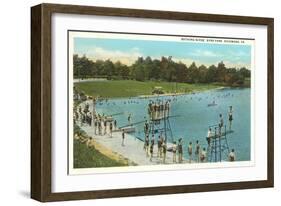 Swimming Pool, Byrd Park, Richmond, Virginia-null-Framed Art Print