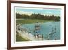 Swimming Pool, Byrd Park, Richmond, Virginia-null-Framed Premium Giclee Print