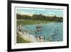 Swimming Pool, Byrd Park, Richmond, Virginia-null-Framed Premium Giclee Print